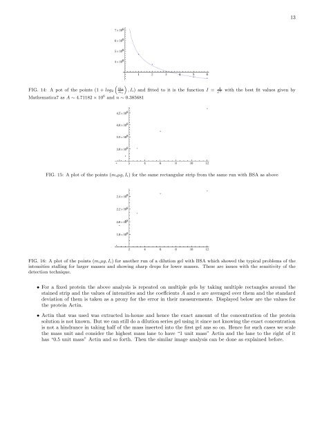 A report on an experiment I did of doing electrophoresis with proteins