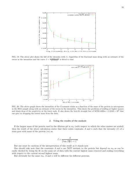 A report on an experiment I did of doing electrophoresis with proteins