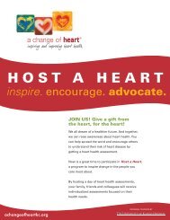 A Change of Heart: Host a Heart