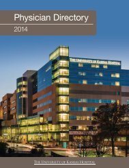 Physician Directory 2013 - The University Of Kansas Hospital