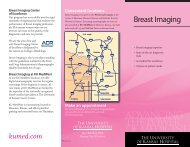 Breast Imaging Brochure - The University Of Kansas Hospital