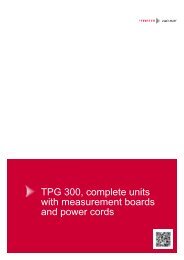 TPG 300, complete units with measurement ... - Pfeiffer Vacuum