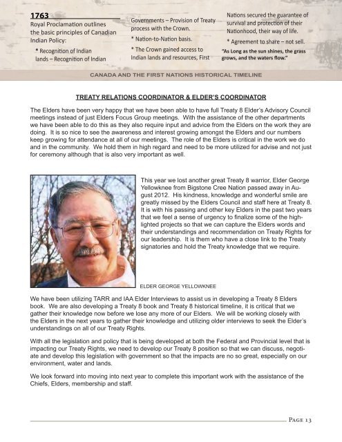 Get the 2012-2013 report - Treaty 8 First Nations of Alberta