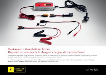 Mantenitore e Caricabatterie Ferrari Dispositif de maintien de la ...