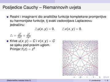 Matematicke metode fizike II - akademska 2012/2013.g. - PMF