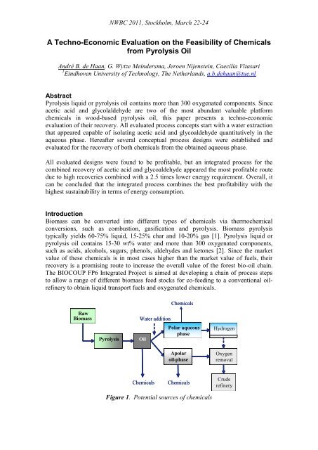 A techno-economic evaluation of the feasibility of ... - Biocoup