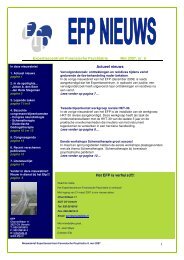 1 Expertisecentrum Forensische Psychiatrie Mei 2007, nr. 9 ... - EFP
