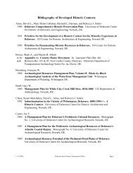 Bibliography of Developed Historic Contexts