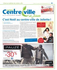 Journal Centre-Ville Joliette Novembre 2012 - L'Action