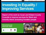 Investing in Equality / Improving Services - Equality Authority