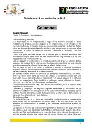 Columnas - Congreso del Estado de Guerrero