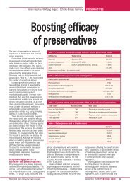 Boosting efficacy of preservatives - ResearchGate