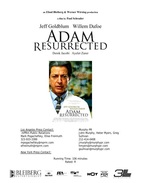 ADAM RESURRECTED