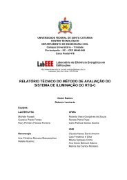 Relatório – iluminação RTQ-C - CBCS