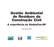 Gestão Ambiental de Resíduos da Construção Civil - SindusCon-SP