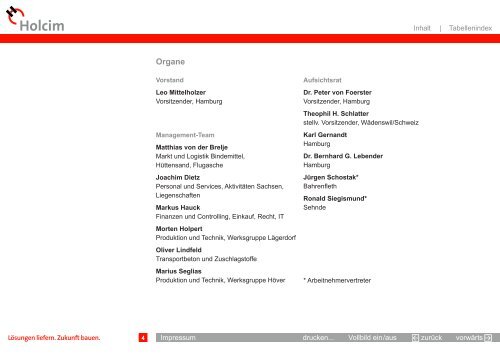 Download Geschäftsbericht 2010 der Holcim Deutschland Gruppe