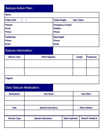 seizure plan template the act ii study the center for children and families seizure plan template the act ii study the center for children and families