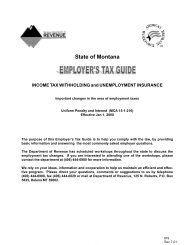 State of Montana - Montana Nonprofit Association