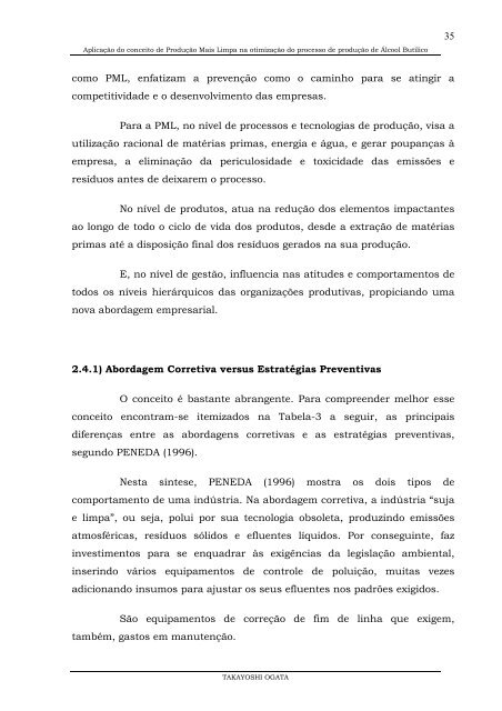 Aplicação do conceito de Produção Mais Limpa na ... - TECLIM