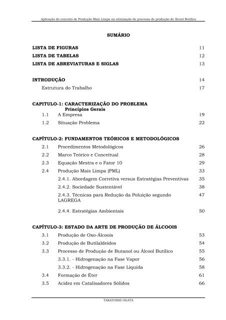 Aplicação do conceito de Produção Mais Limpa na ... - TECLIM