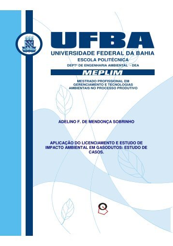 Aplicação do licenciamento e estudo de impacto ambiental - TECLIM