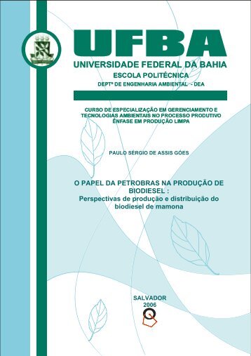 O PAPEL DA PETROBRAS NA PRODUÇÃO DE BIODIESEL - TECLIM