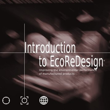 Introduction to EcoReDesign - TECLIM