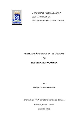 reutilização de efluentes líquidos em indústria petroquímica - TECLIM