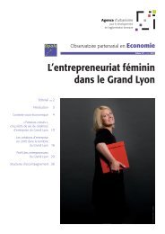 Cahier nÂ°1 - L'entrepreneuriat fÃ©minin dans le Grand Lyon - Opale