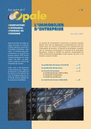 L'immobilier d'entreprise - Opale