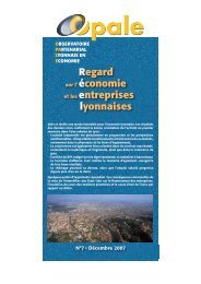 Regard Ã©conomie entreprises lyonnaises sur l' et les NÂ°7 - UrbaLyon