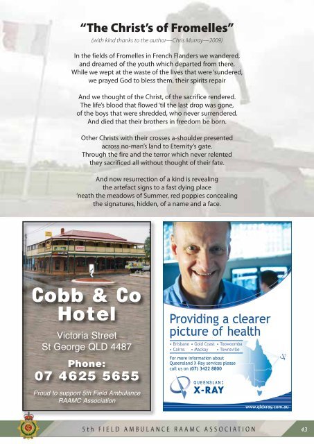 ANZAC DAY NEWSLETTER APRIL 2010