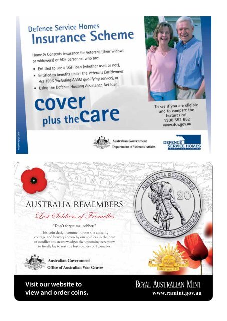 ANZAC DAY NEWSLETTER APRIL 2010