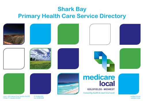 Shark Bay Primary Health Care Service Directory - Shire of Shark Bay