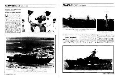 Jan and Apr 1993 - Navy League of Australia