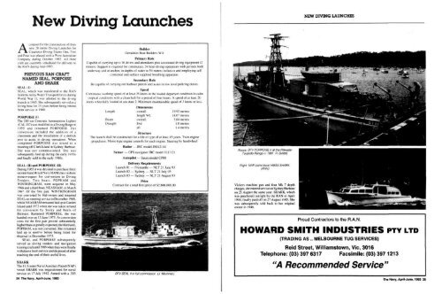 Jan and Apr 1993 - Navy League of Australia