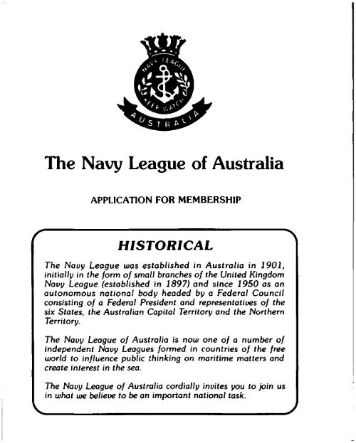 Jan and Apr 1991 - Navy League of Australia