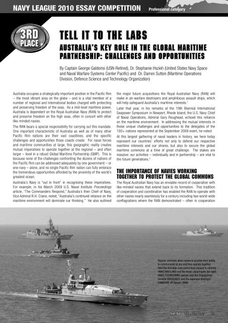 The Navy Vol_73_No_3 Jul 2011 - Navy League of Australia