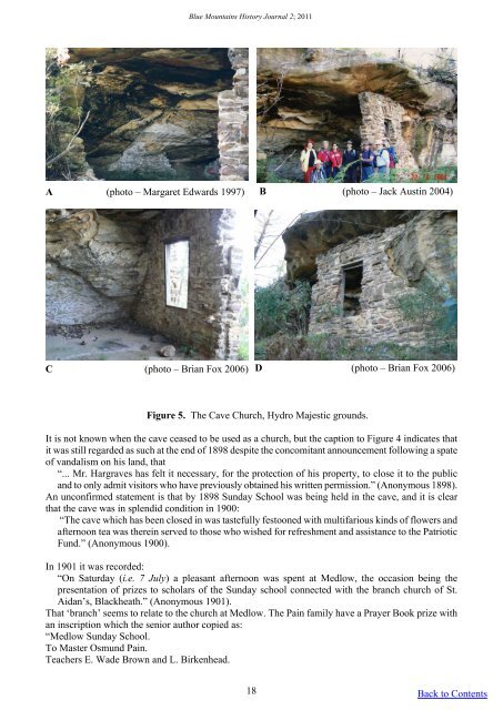 Blue Mountains History Journal Issue 2