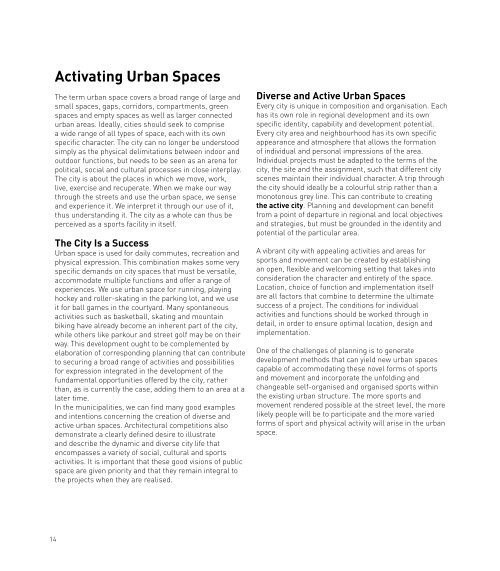 Activating Architecture in Urban Spaces