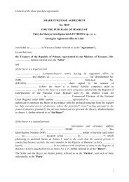 The share purchase agreement