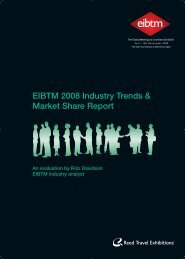 EIBTM 2008 Industry Trends & Market Share Report - HCB