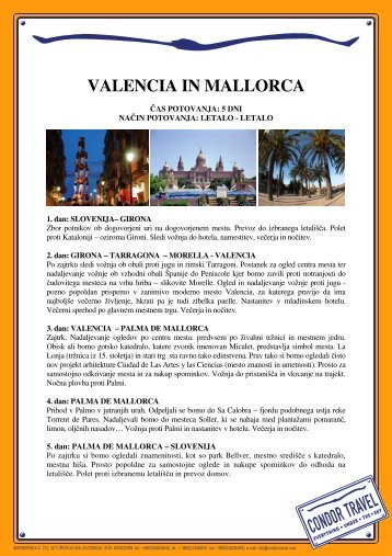 VALENCIA IN MALLORCA - Condor Travel