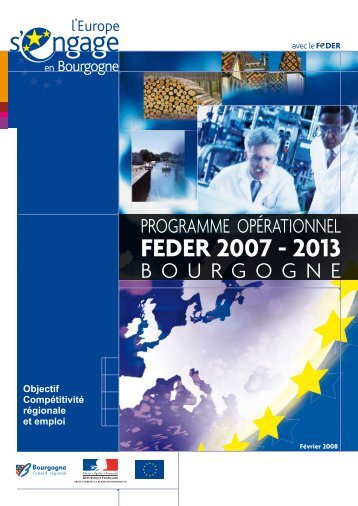 PO FEDER BOURGOGNE.pdf - Europe en France, le portail des ...