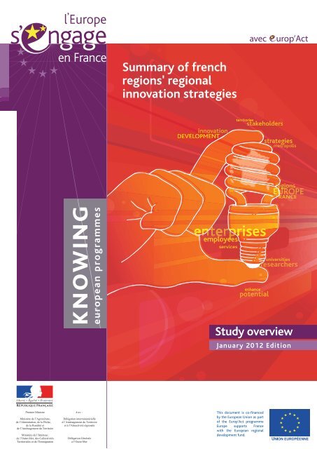 Summary of french regions' regional innovation ... - Europe en France