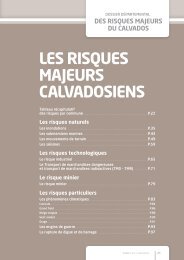 Les risQUes MAJeUrs CALVADOsieNs