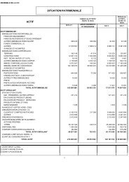 SITUATION PATRIMONIALE ACTIF - Chambre de Commerce et d ...