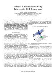 Scatterer Characterisation Using Polarimetric SAR Tomography