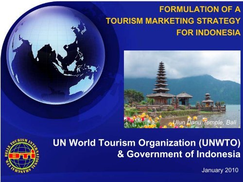 UN World Tourism Organization (UNWTO) & Government of Indonesia