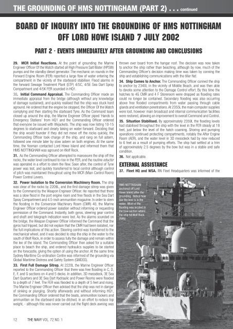 JAN-MAR 2010 VOL 72 No1 - Navy League of Australia